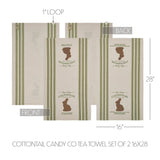 Cottontail Candy Co Tea Towel Set of 2-Lange General Store