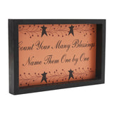 Count Your Many Blessings Vine Prim Stars Wall Sign-Lange General Store