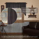 Country Blue Scalloped Swag Curtains