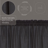 Country Blue Scalloped Swag Curtains
