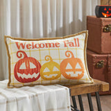 Country Halloween Welcome Fall Pillow-Lange General Store