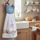 Countryside Rooster Hang-Up Kitchen Towel-Lange General Store