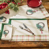 Cowbell Christmas Cotton Cloth Napkins Set of 4