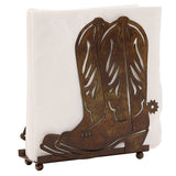 Cowboy Boots Napkin Holder