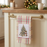 Cozy Christmas Dishtowel lifestyle image