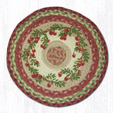 Cranberries Braided Chair Pad-Lange General Store