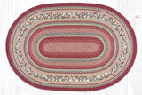 Cranberries Braided Oval Rug Collection - Lange General Store