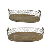 Crestmont Oval Tray Set-Lange General Store
