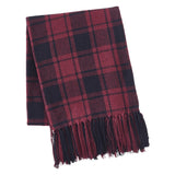 Cumberland Red Black Plaid Throw-Lange General Store