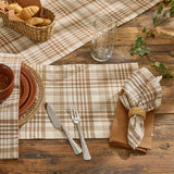 Amphora Plaid Cotton Cloth Napkins Set of 4