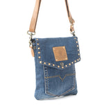 Dahlia Denim Crossbody Shoulder Bag-Lange General Store