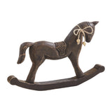 Dark Wooden Rocking Horse