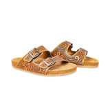 Darla Trail Hand Tooled Sandals-Lange General Store