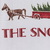 Dashing Through The Snow Dishtowel-Lange General Store