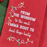 Deck These Halls Dishtowel-Lange General Store