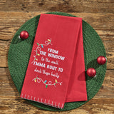 Deck These Halls Dishtowel-Lange General Store