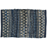 Denim Blue Chindi Placemats-Lange General Store