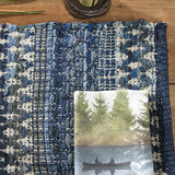Denim Blue Chindi Placemats-Lange General Store