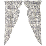 Denim Market Floral Prairie Curtain-Lange General Store