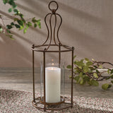 Distressed Copper Lantern