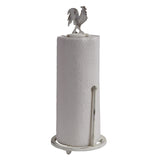 Distressed Rooster Paper Towel Holder-Lange General Store