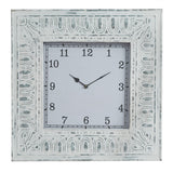 Distressed Tile Clock-Lange General Store