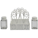 Distressed Tile Napkin Holder & Shaker Caddy-Lange General Store