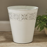 Distressed Tile Waste Basket-Lange General Store