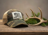 Distressed Trucker Cap - Born to Hunt-Lange General Store