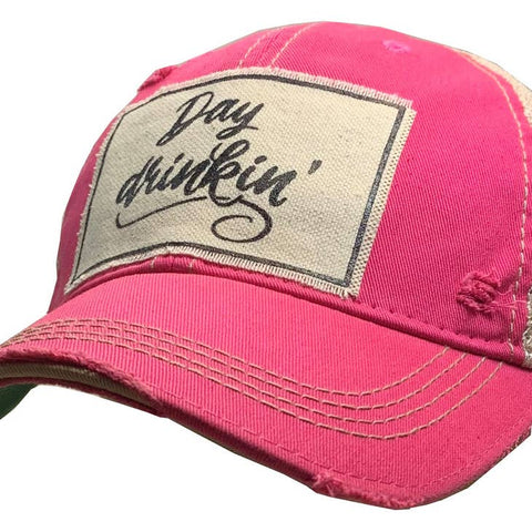 Distressed Trucker Cap - Day Drinkin'-Lange General Store