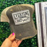 Distressed Trucker Cap - Everyone Was Thinking It I Just Said It-Lange General Store