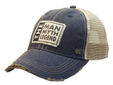 Distressed Trucker Cap - Man Myth Legend-Lange General Store