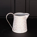 Distressed White Metal Star Pitcher-Lange General Store
