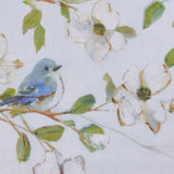 Dogwoods And Blue Birds Table Runner 36"-Lange General Store