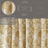 Dorsey Gold Door Panel Curtain-Lange General Store