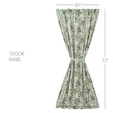 Dorsey Green Door Panel Curtain-Lange General Store