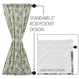 Dorsey Green Door Panel Curtain-Lange General Store