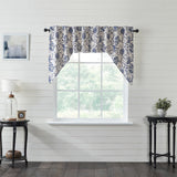 Dorsey Navy Swag Curtains-Lange General Store