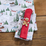 Down Hill Run Napkins Set of 4