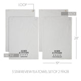 Down Home 5 Star Review Tea Towel Set of 2-Lange General Store