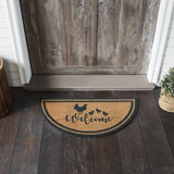 Down Home Hens & Chicks Welcome Door Mat-Lange General Store