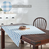 Dusk Blue Buffalo Check Table Topper-Lange General Store