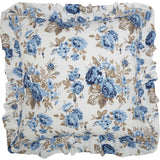 Dusk Blue Floral Euro Sham-Lange General Store