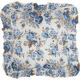 Dusk Blue Floral Euro Sham-Lange General Store