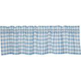Dusk Buffalo Blue Check Valance