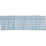 Dusk Buffalo Blue Check Valance