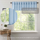 Dusk Buffalo Blue Check Valance