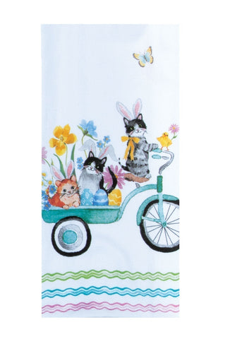 Easter Parade Kitties Terry Towel-Lange General Store