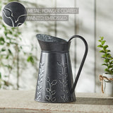 Embossed Vines Galvanized Pitcher-Lange General Store