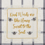 Embroidered Bee Tea Towels-Lange General Store